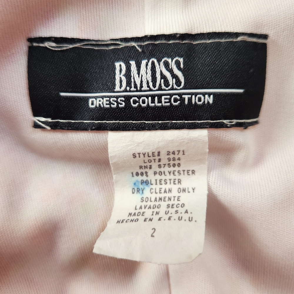 Tailor B. Moss Y2k Pink Ruffled Midi Dress - Picture 3 of 3
